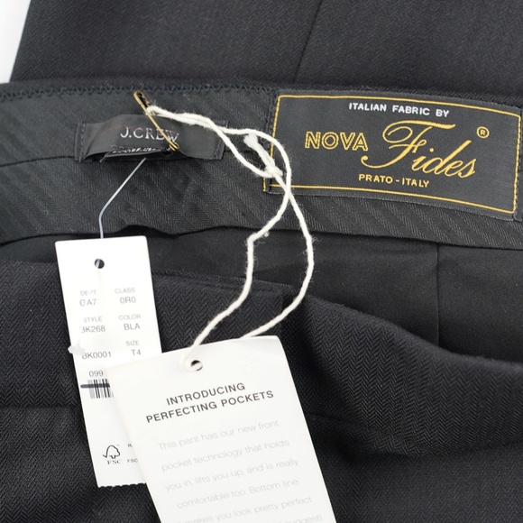 New JCREW Sz T4 T 4 Tall Willa full-length flare pant Italian city wool blend - Picture 6 of 8